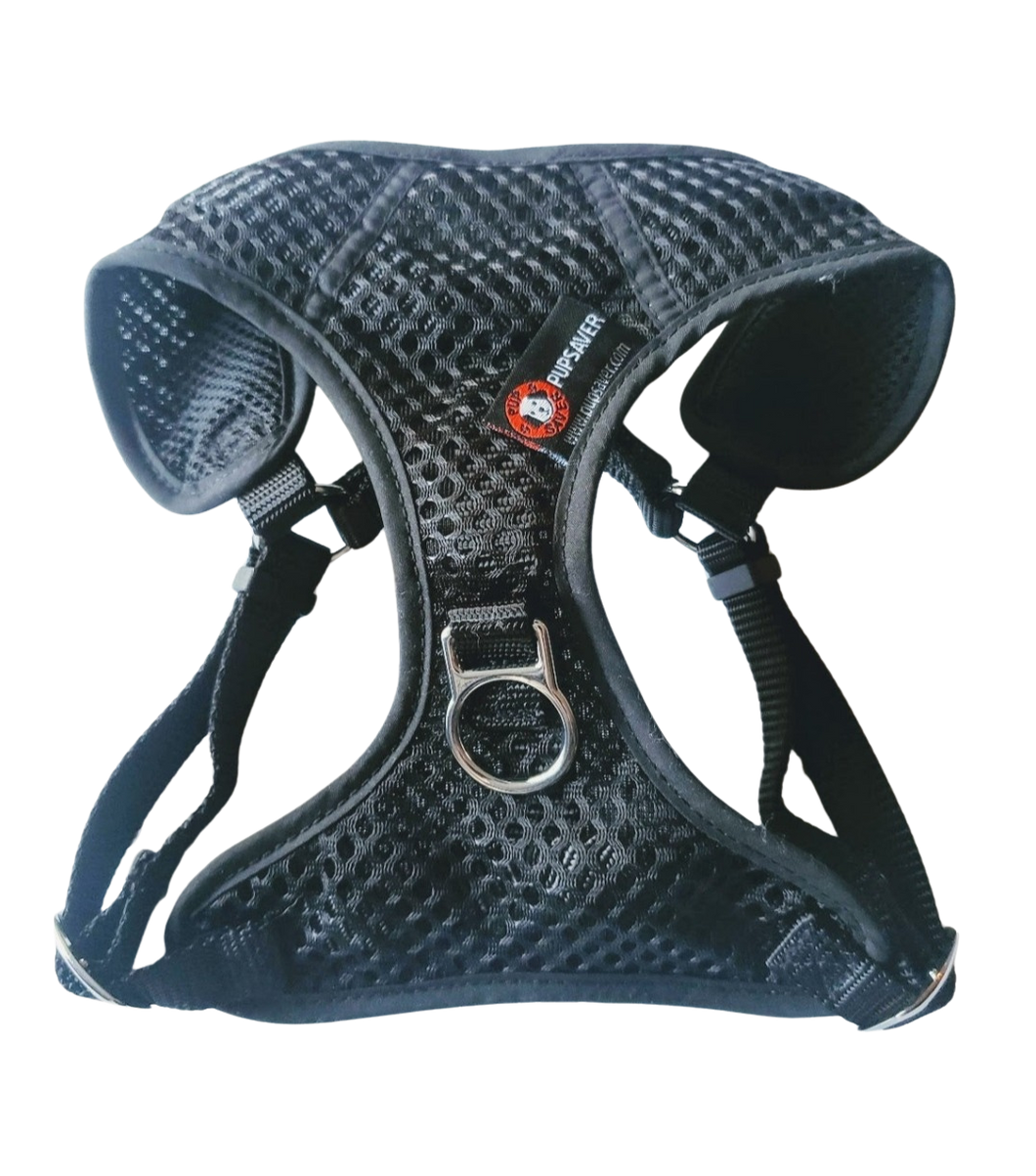 PupSaver Compatible Harnesses - Solid Black