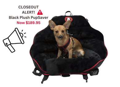 CLOSEOUT! PupSaver Black Plush